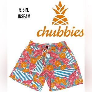 Men’s- Chubbies- Lake Shorts 5.5’’ Inseam- Sz Sm- EUC